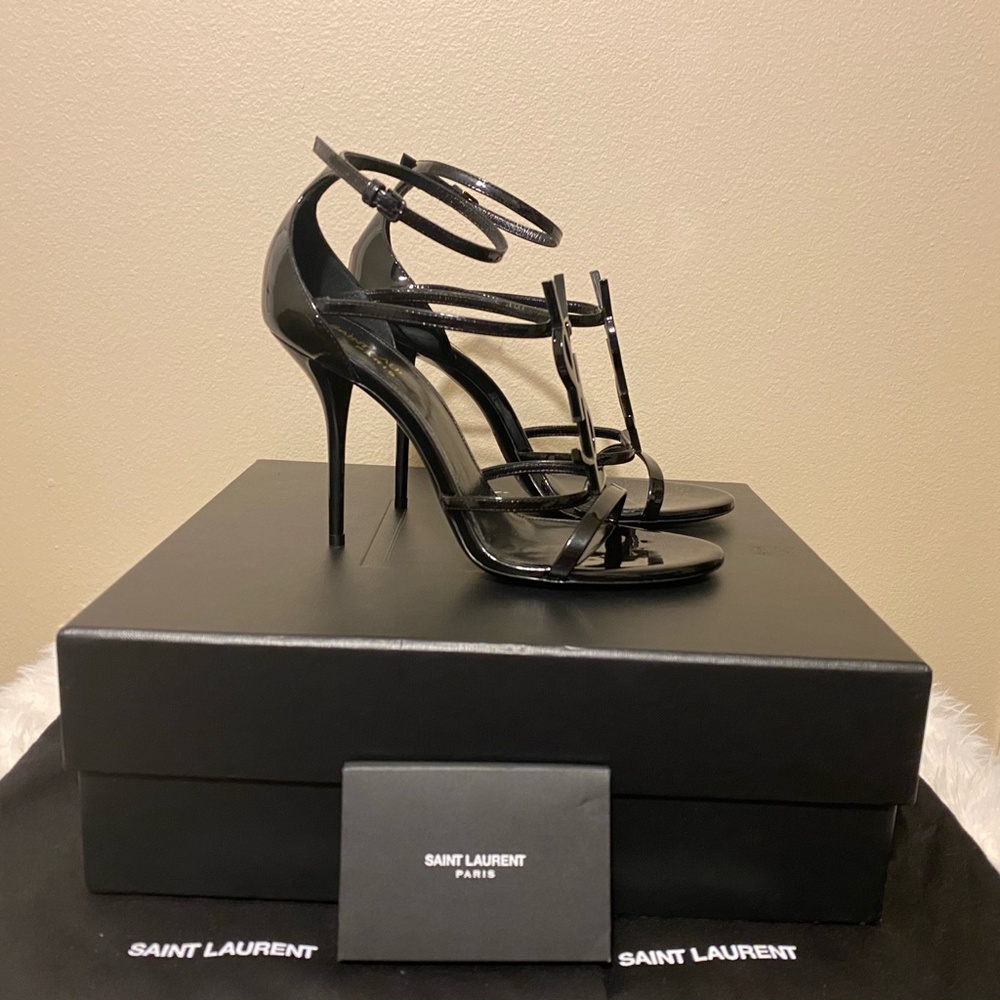 🚫SOLD🚫Saint Laurent Cassandra YSL Monogram Black - Picture 7 of 12